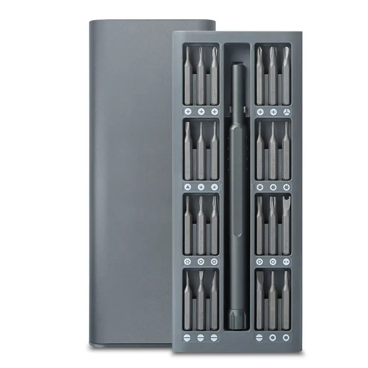 48 В 1 прецизионный магнитный инструмент для ремонта электроники с алюминиевой коробкой телефона ноутбука iPhone устройства набор