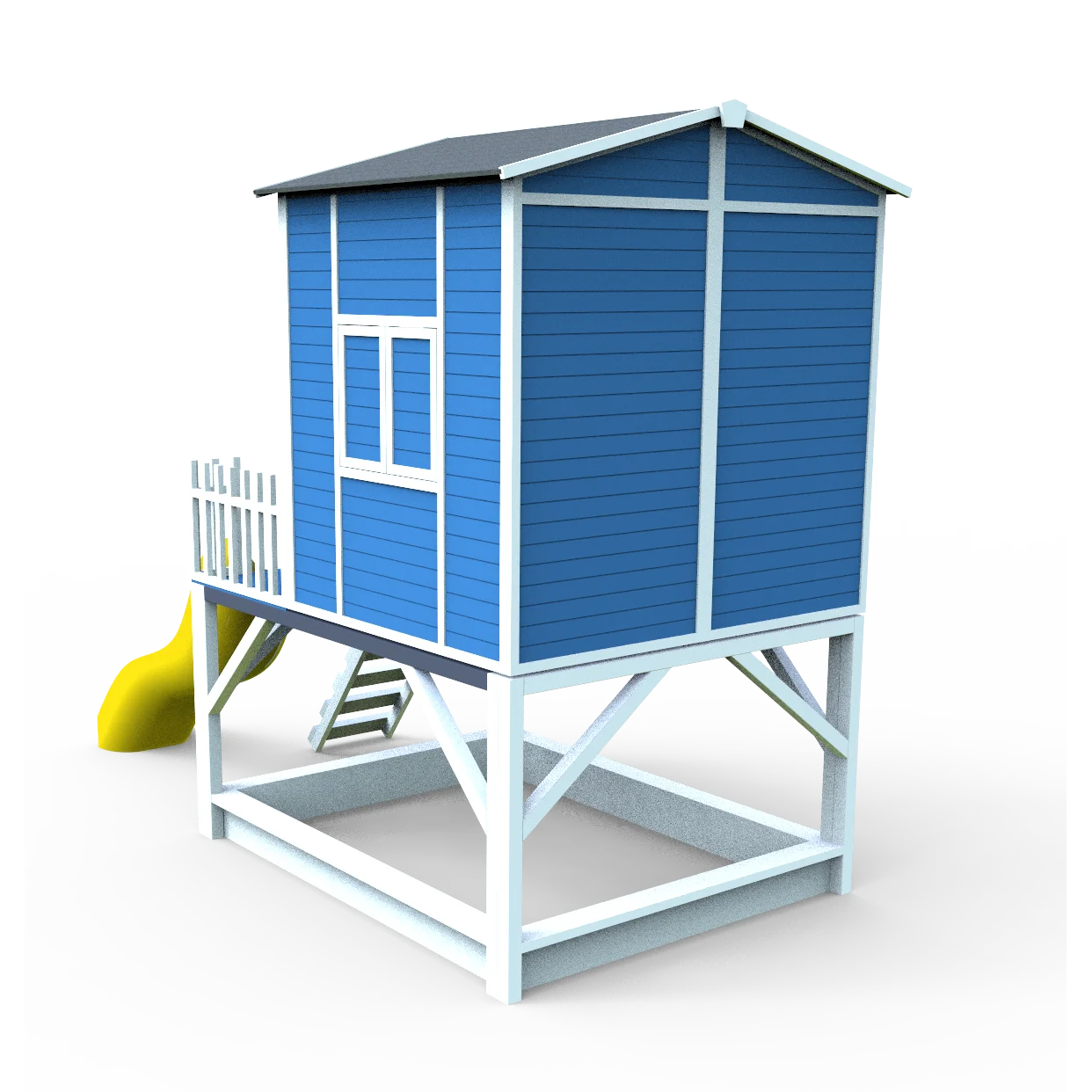 Wooden Wendy House Floor Tierra Factory DIY Multicolor Playhouses Wooden Children Cubby House FIR Wood Powder Coated
