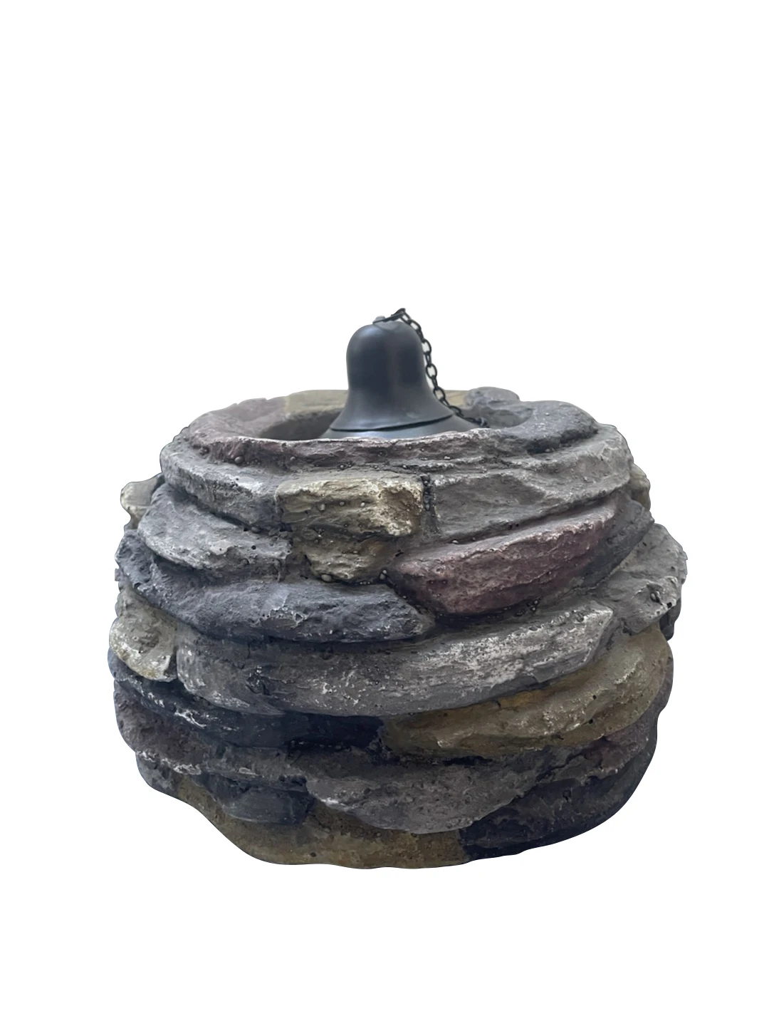 Wholesale firepits Portable Concrete Clean Energy Round Fire Bowl Table Bio Ethanol Tabletop Fireplace