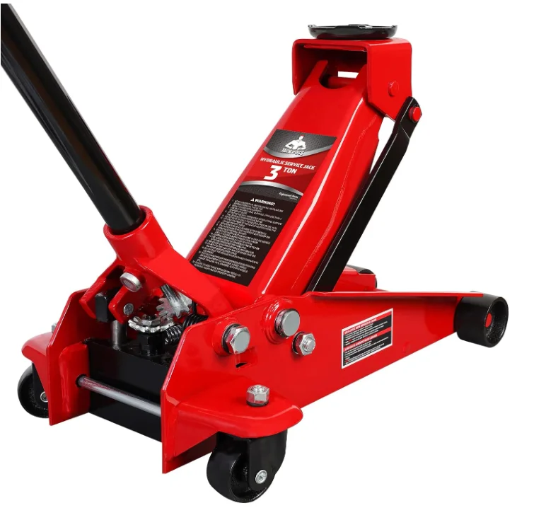 ET Factory 2.5 Ton (5,000 lb) Capacity Trolley Jack Hydraulic Low Profile Floor Jack for Cars Lift with Single Piston Lift Pump