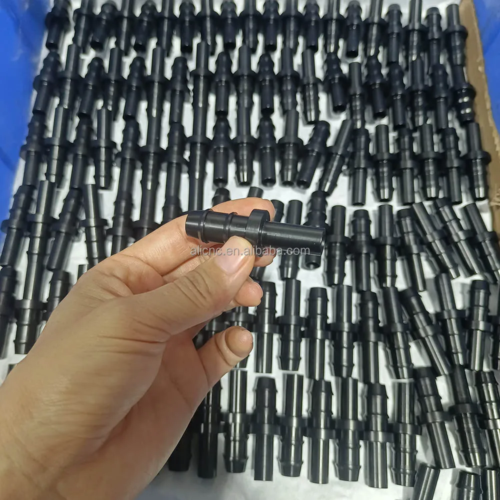 Professional OEM ODM Precision Custom Black Color Pom Delrin Acetal Plastic Product Cnc Machining Cnc Turning Plastic Parts