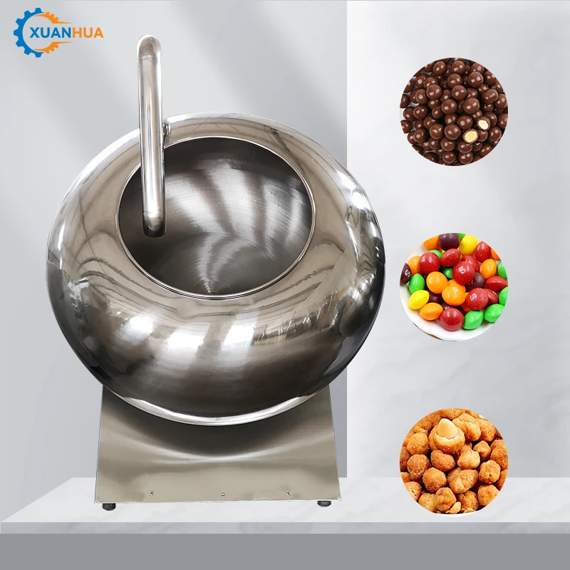 Own spare parts production line nuts sugar coating polishing machine candy sugar panning coating machine