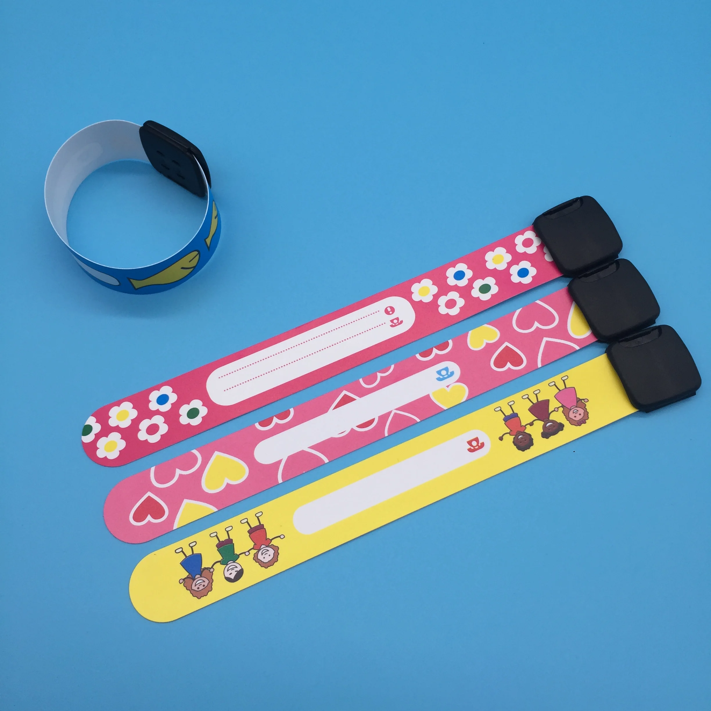 Lovely Design Kids Tracking Bracelet With Cheap Price ID Tracking Bracelet Wedding Party School Hospital Wrist Band