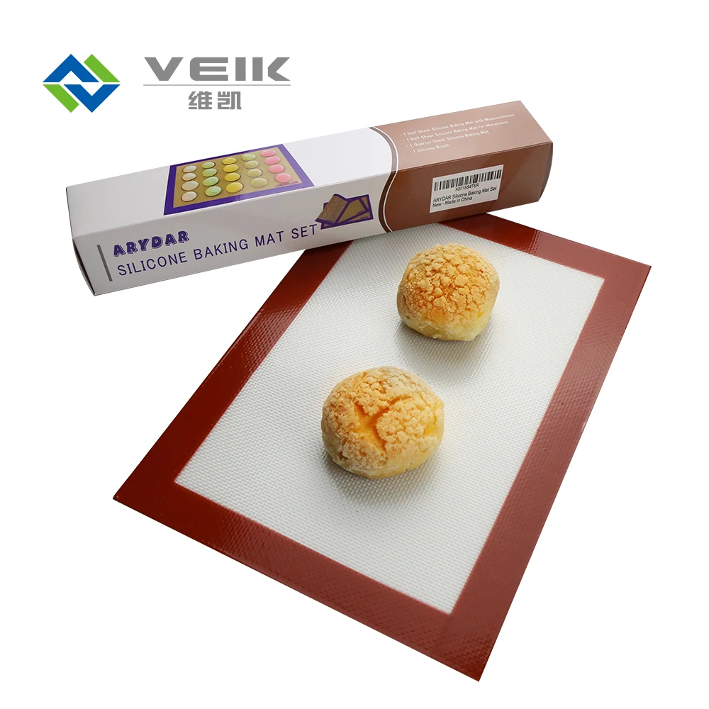 Customized Factory direct and customized pastry Dough rolling mat silicone cooking mat
