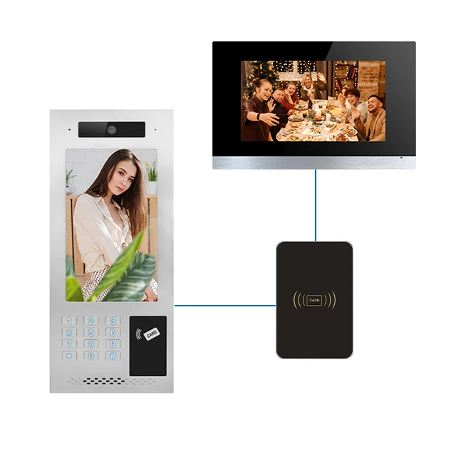 Housing Intercom Doorbell IP Door Phone  For Gate Multi Apartment