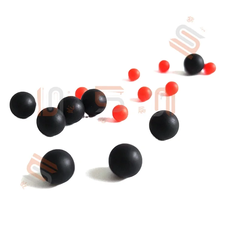 Elastic customized wholesale fkm nbr silicone rubber ball solid