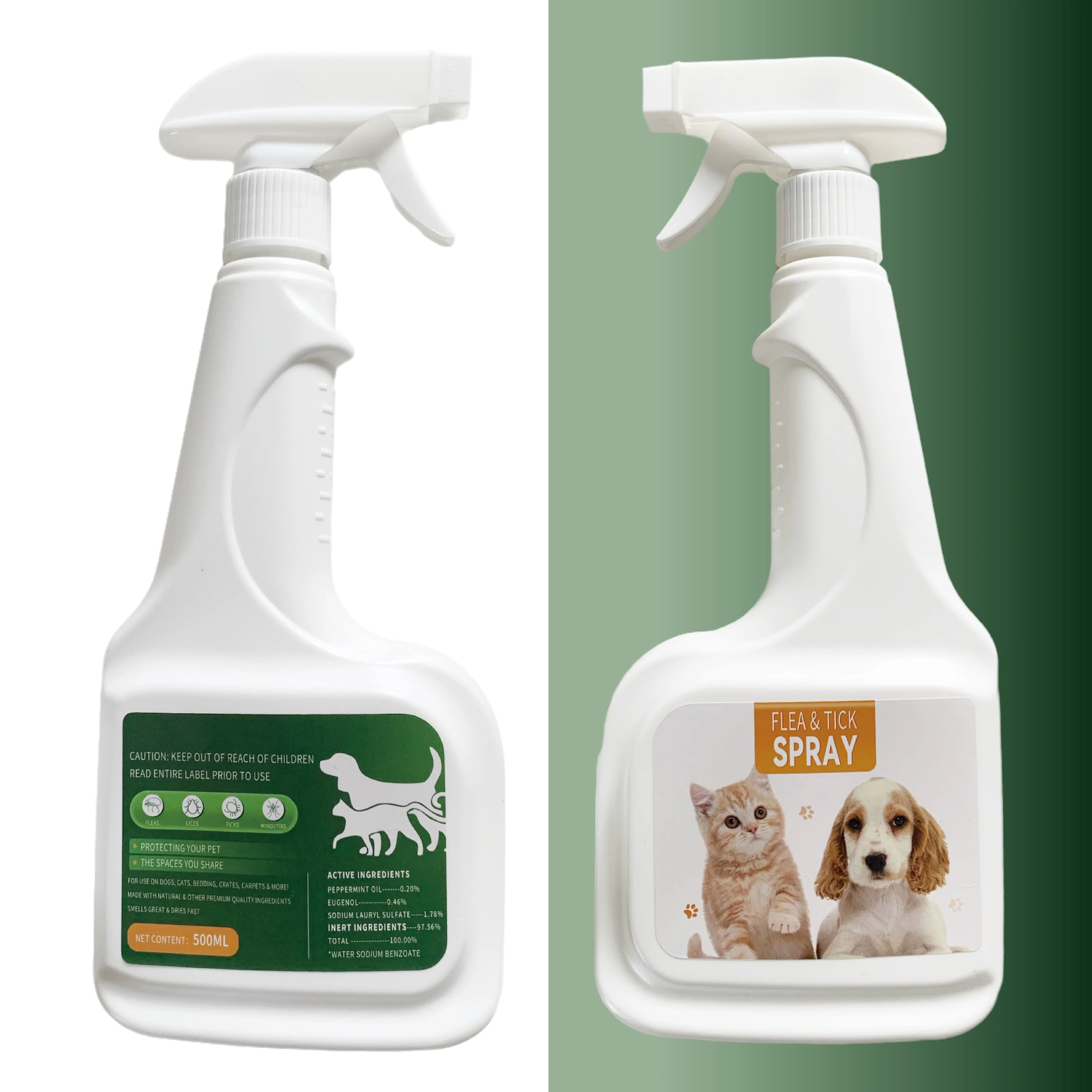 17OZ Natural Flea and Tick Spray Safe for Pets & Families Effective Indoor House Mouse Pest Control