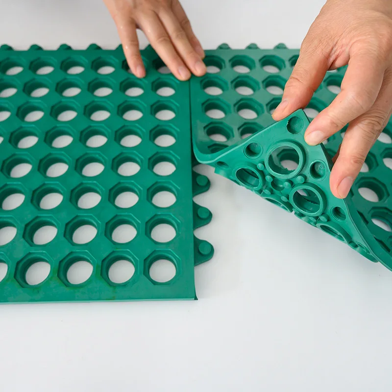 
Flexible Interlocking Floor Tile Modular Bath Mat Drain Floor Tile for Shower 