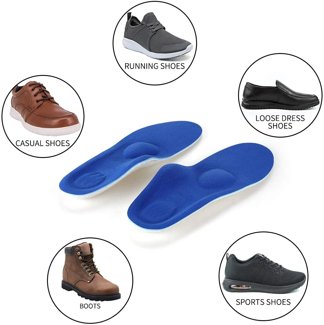 Plantilla Ortopedicas Cushioned Insoles Plantar Fasciitis Comfort Orthopedic Insoles For Shoes