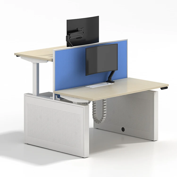 Modern design ergonomic electric standing table height adjustable desk dual motor adjustable standing desk