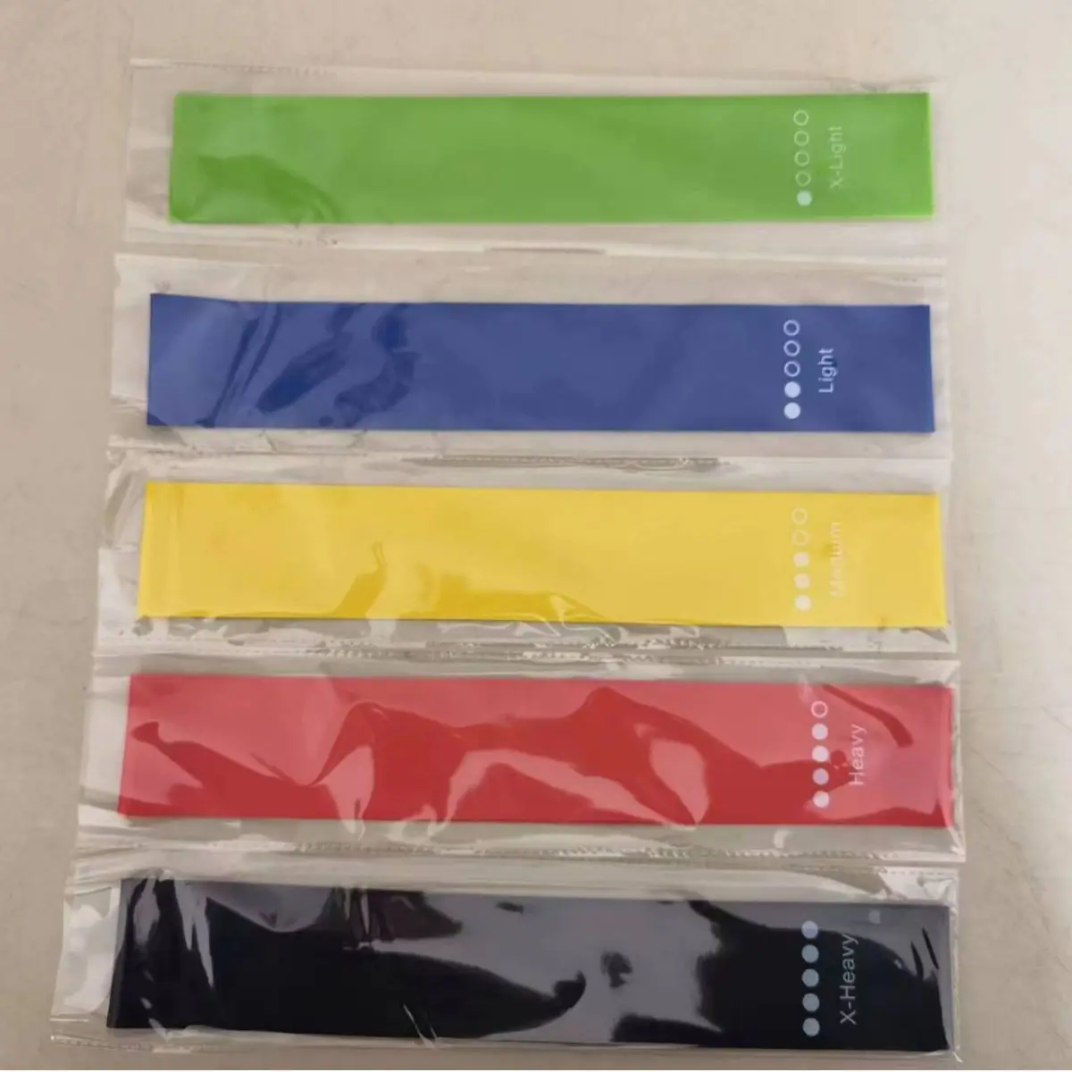 Custom Logo Elastic loop Resistance Bands for Fitness Bandas Elastica Gym Workout Exercise Latex nature rubber Resistance Bands
