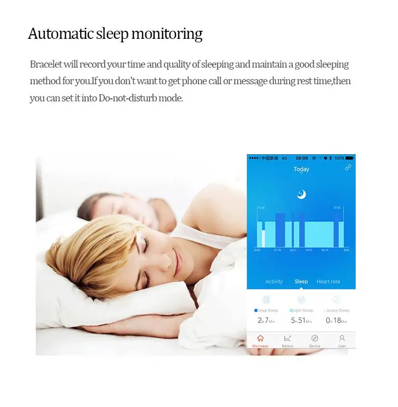 In Stock ID107 Plus Heart Rate BT 4.0 Bracelet Monitor Pedometer SportWristband Health Fitness Tracking For Android iOS