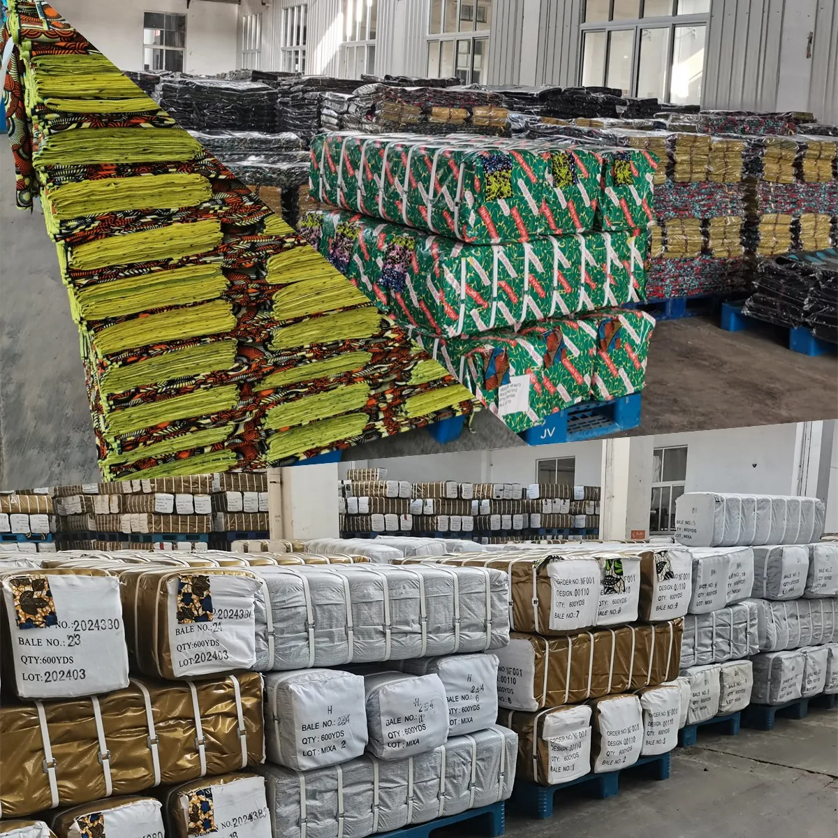 African Super-Wax Dutch Hollandaise Wax Fabric