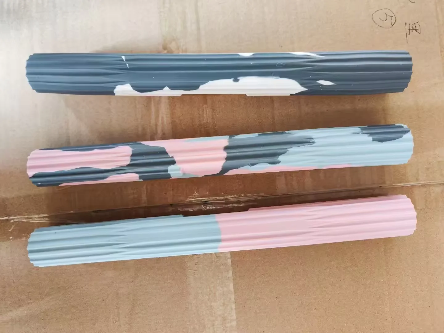 Single Eco-friendly Strengthener Twist Hand Exerciser Flex Resistance Grip Bar Silicone Exercises Flex strength training Bar