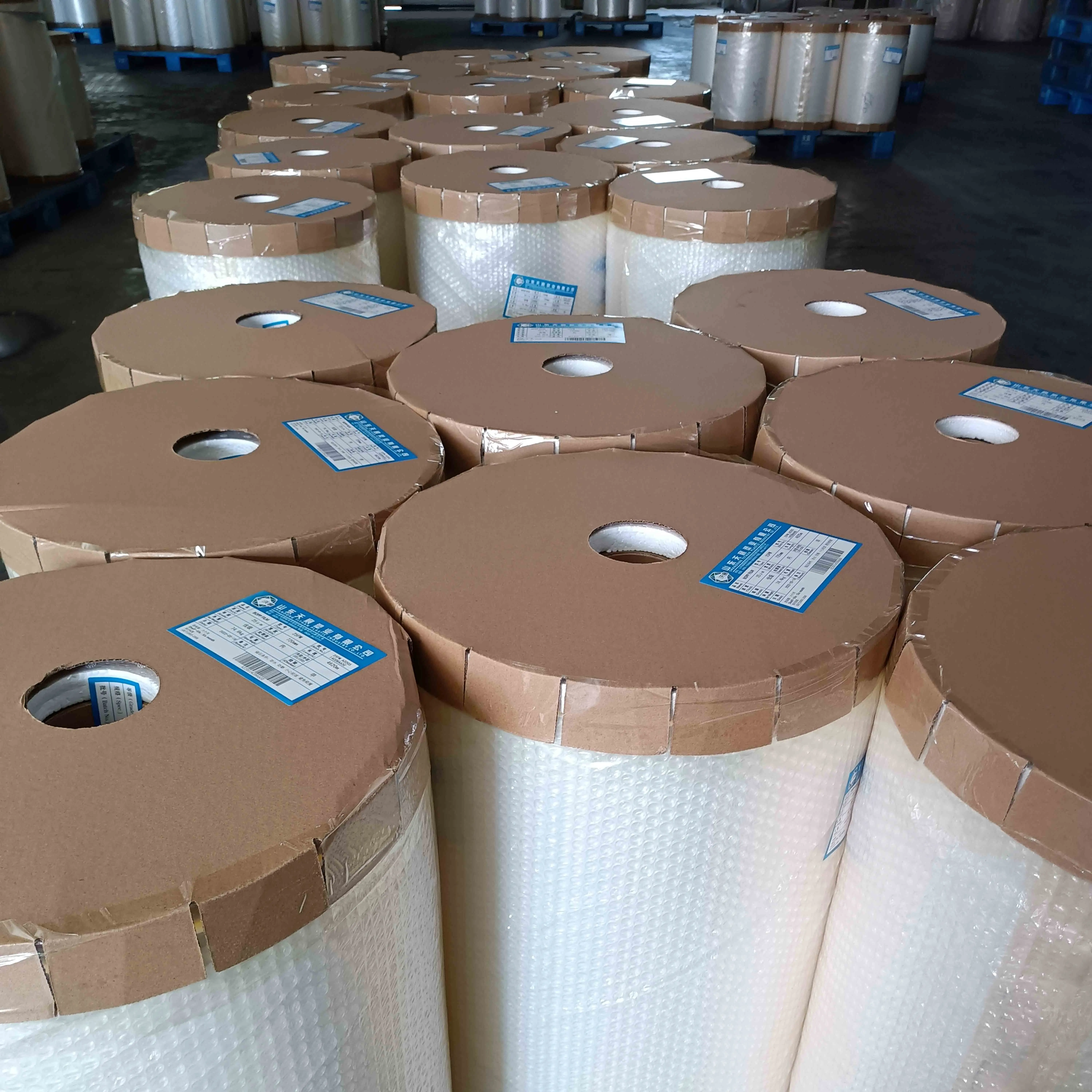 Plastic roll Bopp film supplier with 20 micron Vietnam