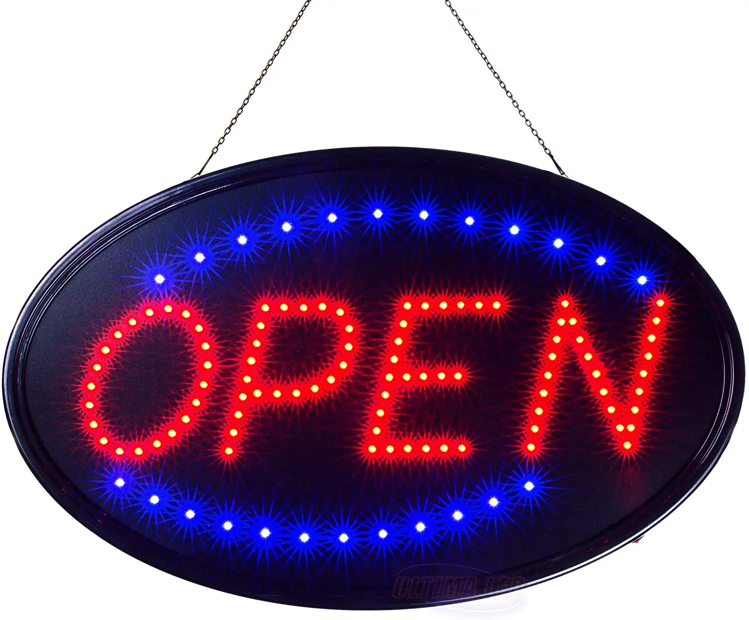 Bright Led Open Neon Sign for Business,Advertisement Board for Shop Bar Hotel,Electric Display Open Neon Light Sign