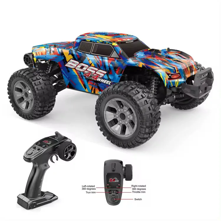 Полномасштабный 1/10 4WD Радиоуправляемый автомобиль внедорожник 2 4 ГГц 40 км/ч высокоскоростной гоночный с дистанционным управлением монстр грузовик кросс-кантри игрушка