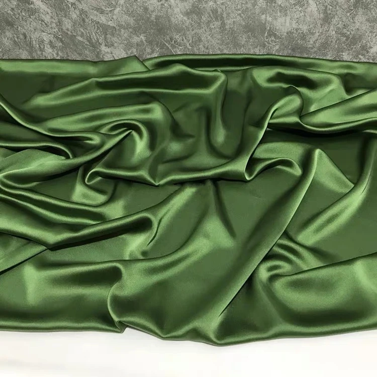 high-end  breathable smooth imitation triacetate satin fabric