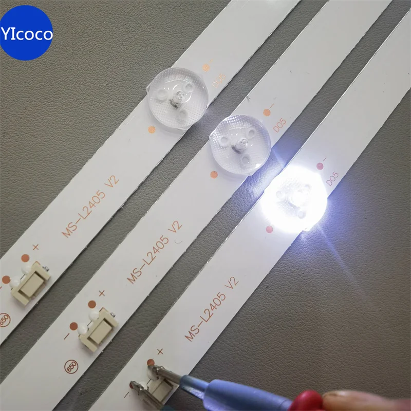 LED backlight strip for 40H5 MS-L2405 V2 LA021 YAL13-00730300-43 7700-640 light bar 100% new