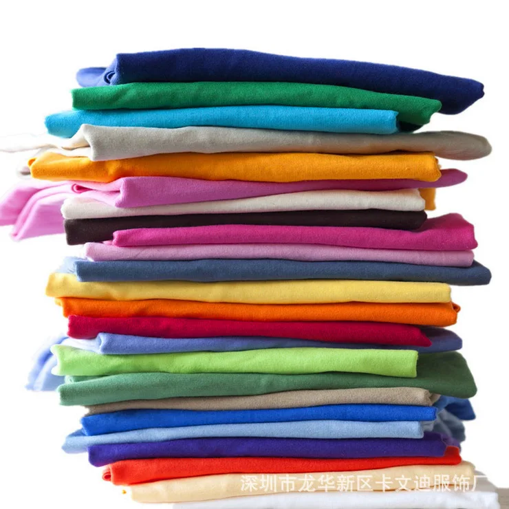 Cheap Low Price 150gsm 100% Cotton Acid Wash Custom LOGO DGT Printer Printing Plain White T shirts for Men