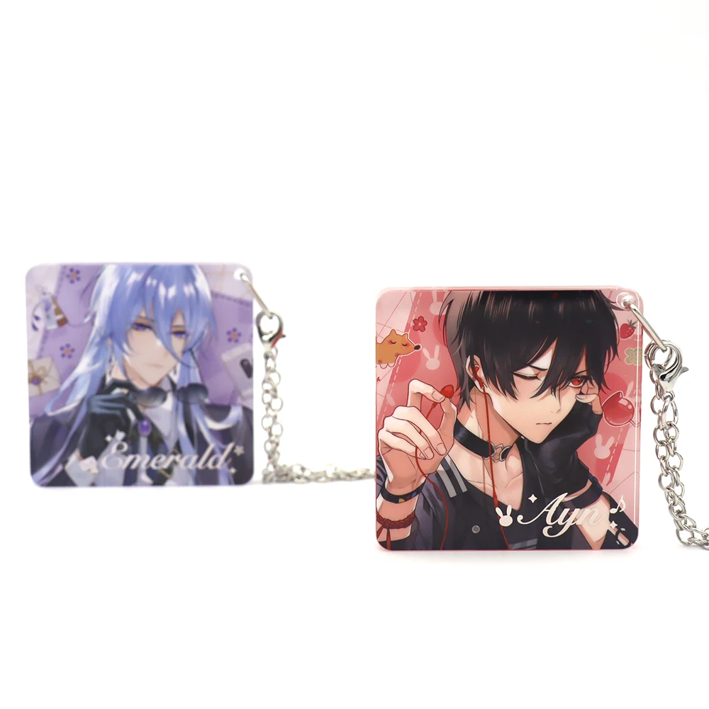 acrylic manufacturer kpop bag ornament Japan cartoon metal keychain acrylic pendant FAMA factory