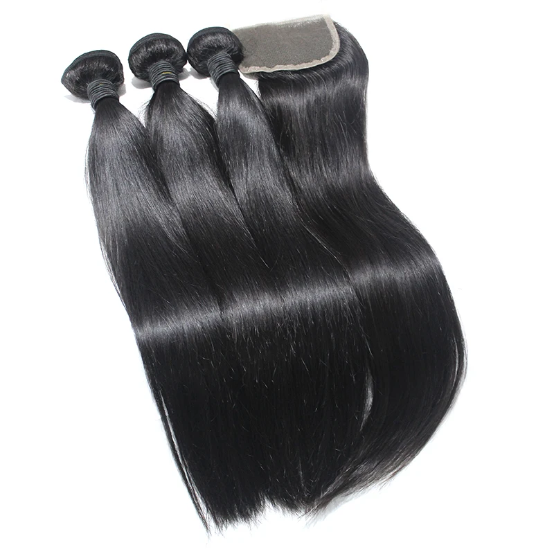 
Manufacturer Exporter Natural color full Raw Indian Hair with Wholesale hair Supplier of bone straight hair bundle 
