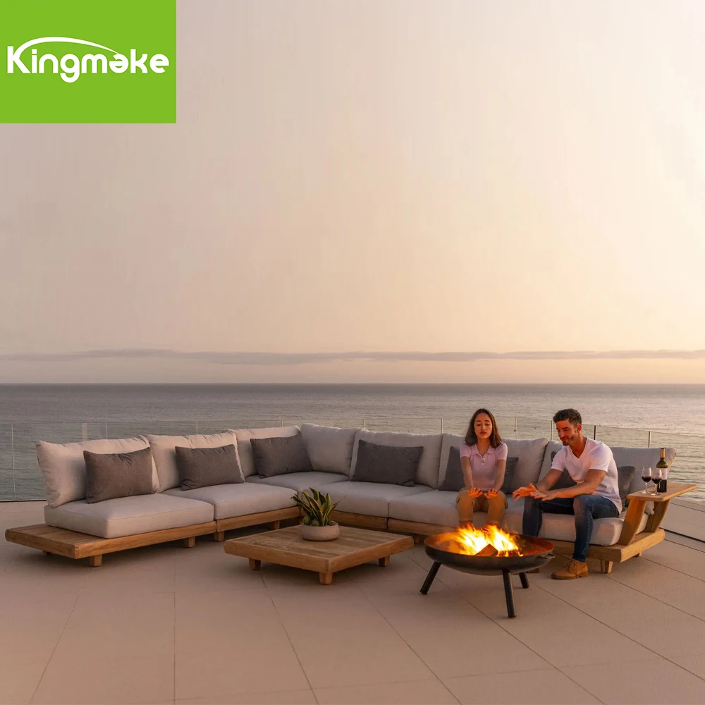 8 Pieces Garden Furniture Outdoor Lounge Patio Sectional Sofa Set Modular Cushion Couch Outdoor Furniture Sofa Set