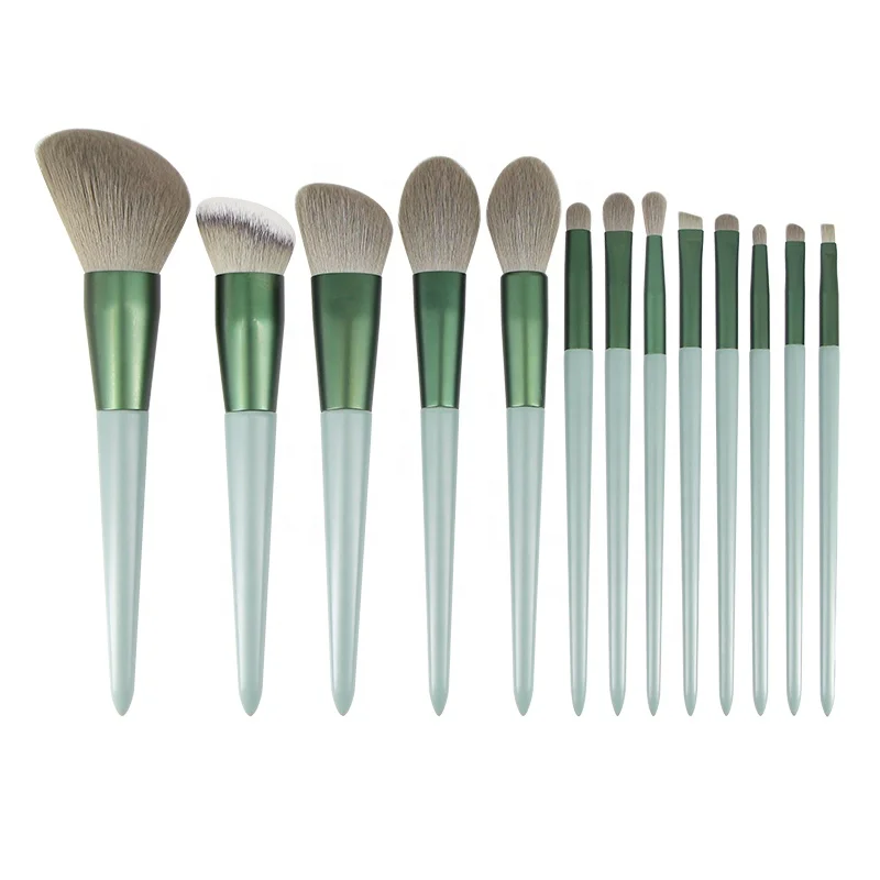 
Synthetic Sets Professional Vendor Makeup Brush Green 