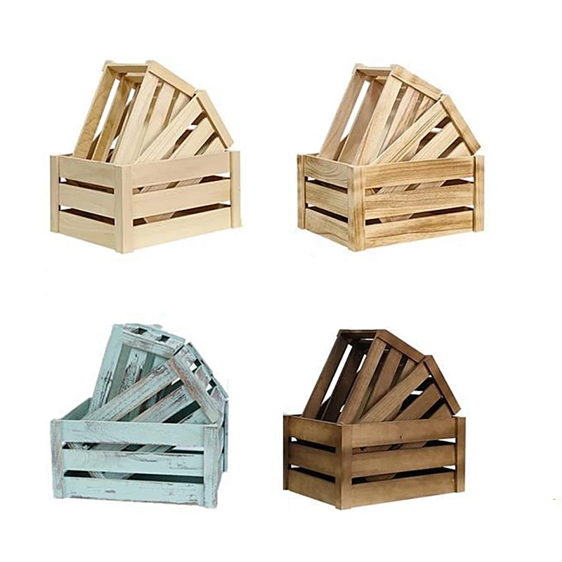 cheap wholesale wood crate gift box and wooden box crates