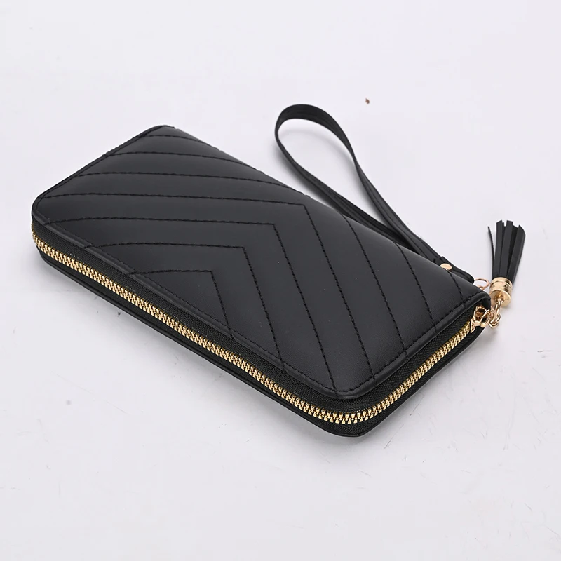 RU Long wallet fashion alligator pu leather phone wallet letter  clutch purse