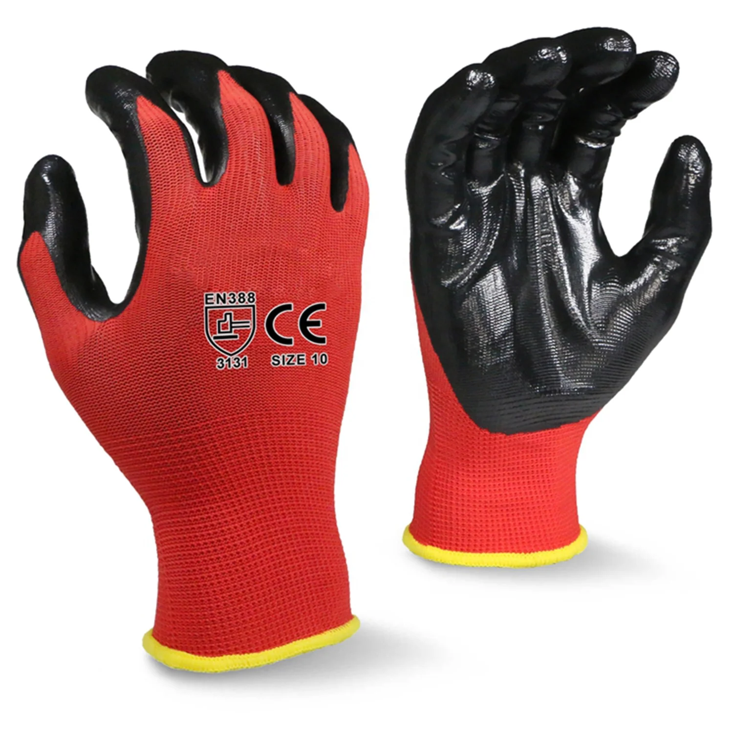 42 Grams Garden High Impact Pu Coated Dipped Hand Nitrile Grey Construction Protective Guangzhou Cut Work Safety