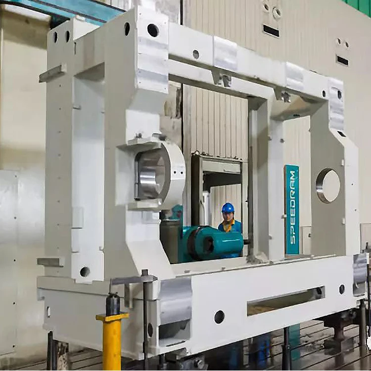 Gantry machining service heavy CNC machining large machinery housing parts steel frame shell fabrication and welding assembly