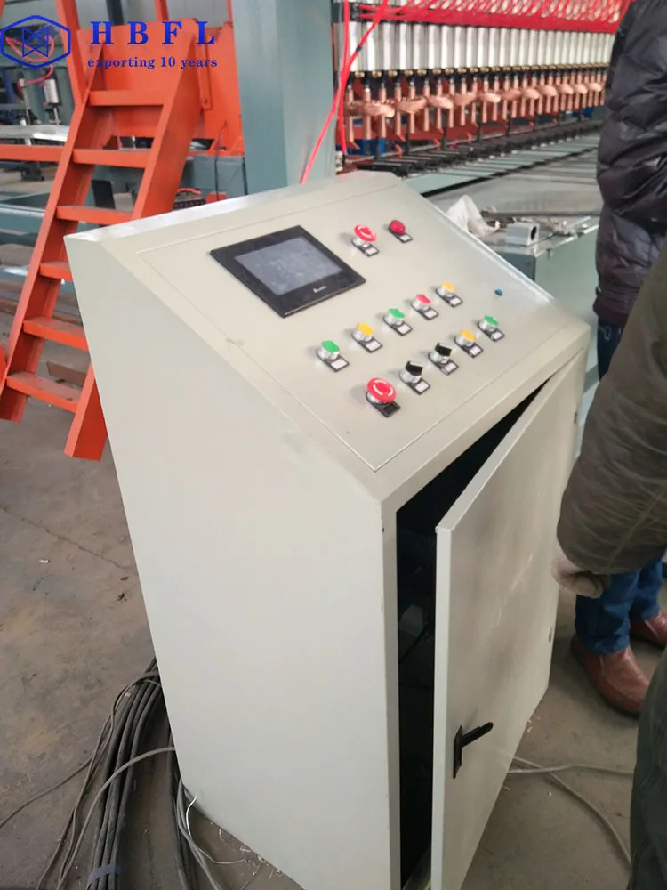 HBFL automatic steel wire pvc coated mesh spot welding machine price