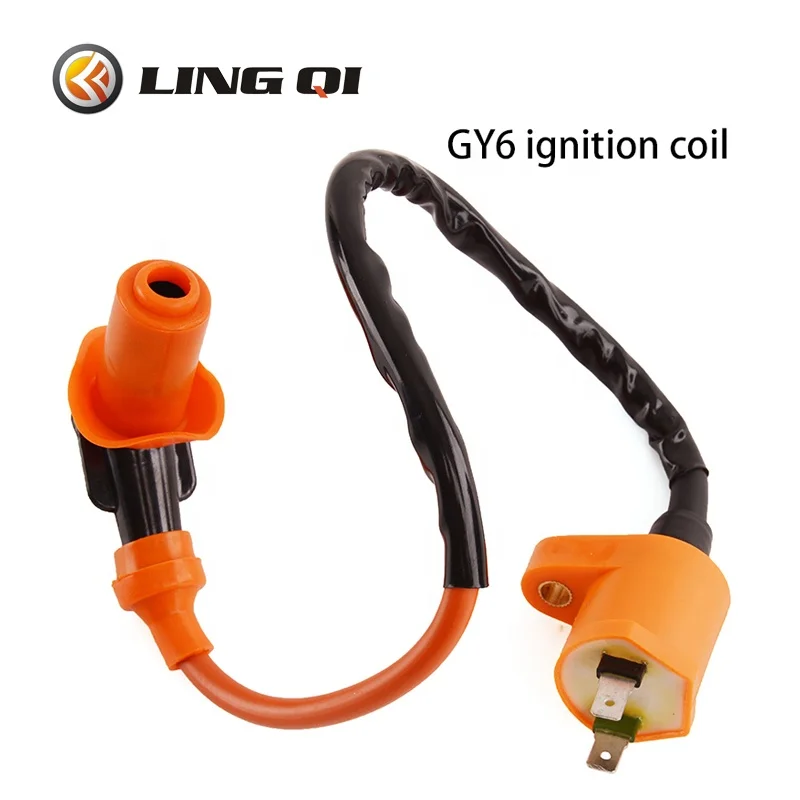 LING QI Accessories  Ignition Coil, Spark Plug Suitable For ATV, Pedal Motorcycle.125-150cc GY6 Motorcycle Ignition Coil