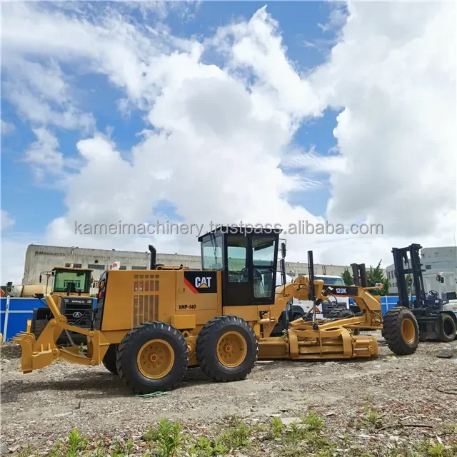 Nice quality Used original Japan Grader CAT120K In Good Condition At Low Price Good condition multifunction grader