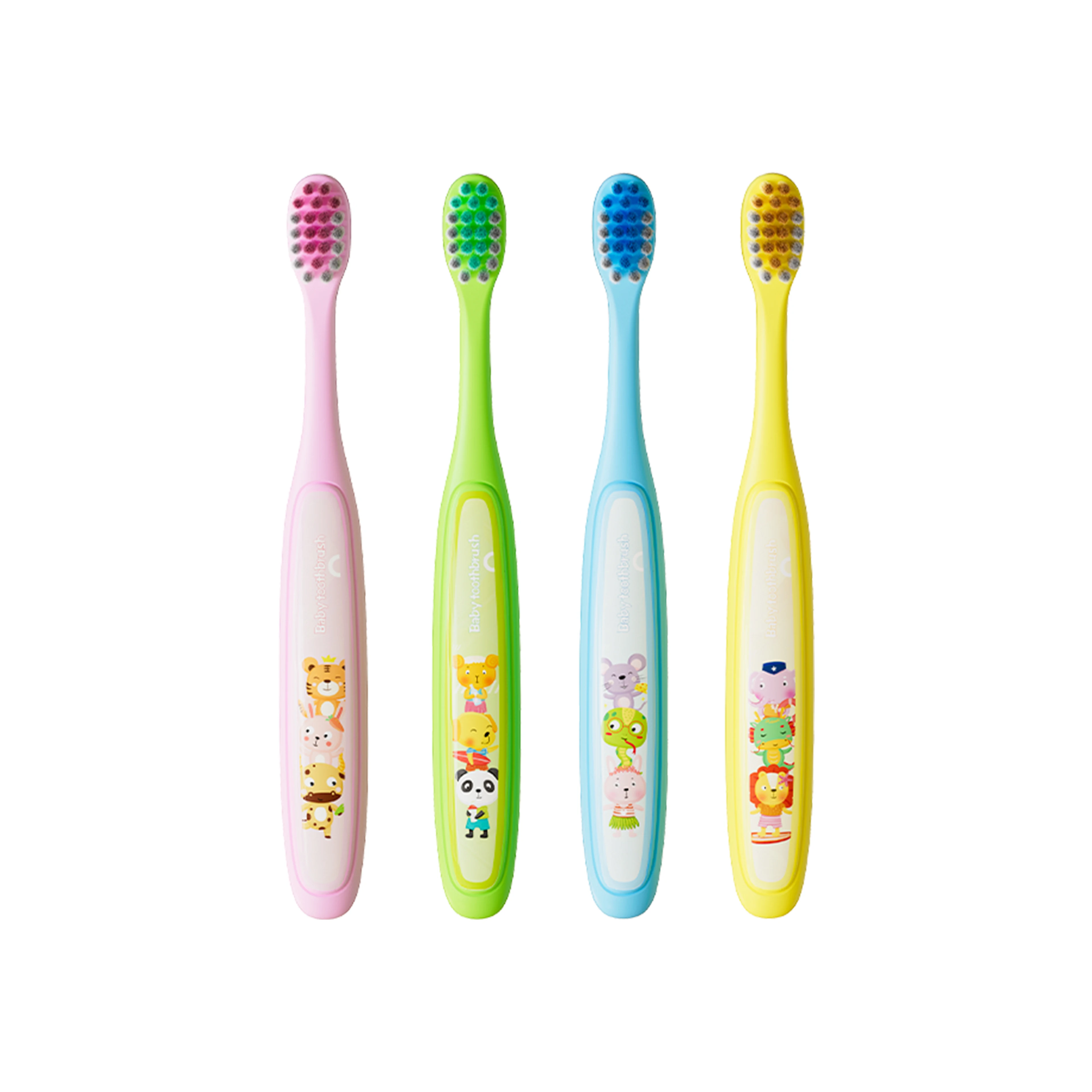 OEM/Customization Colorful Cartoon Soft Bristle Printed Toothbrushes for Children