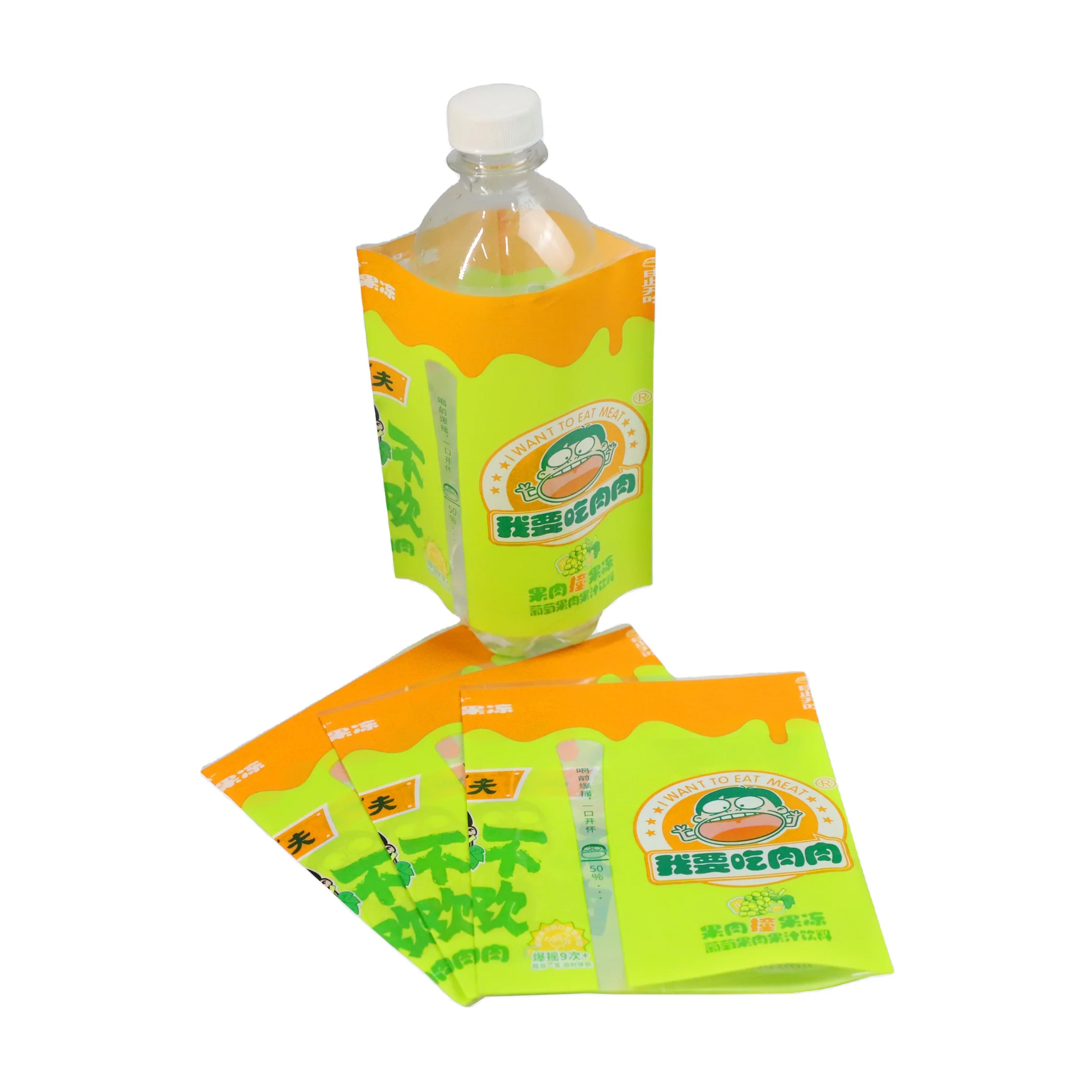 Popular Customized water bottle shrink Wrap label Plastic heat Sleeve label shrink sleeve label