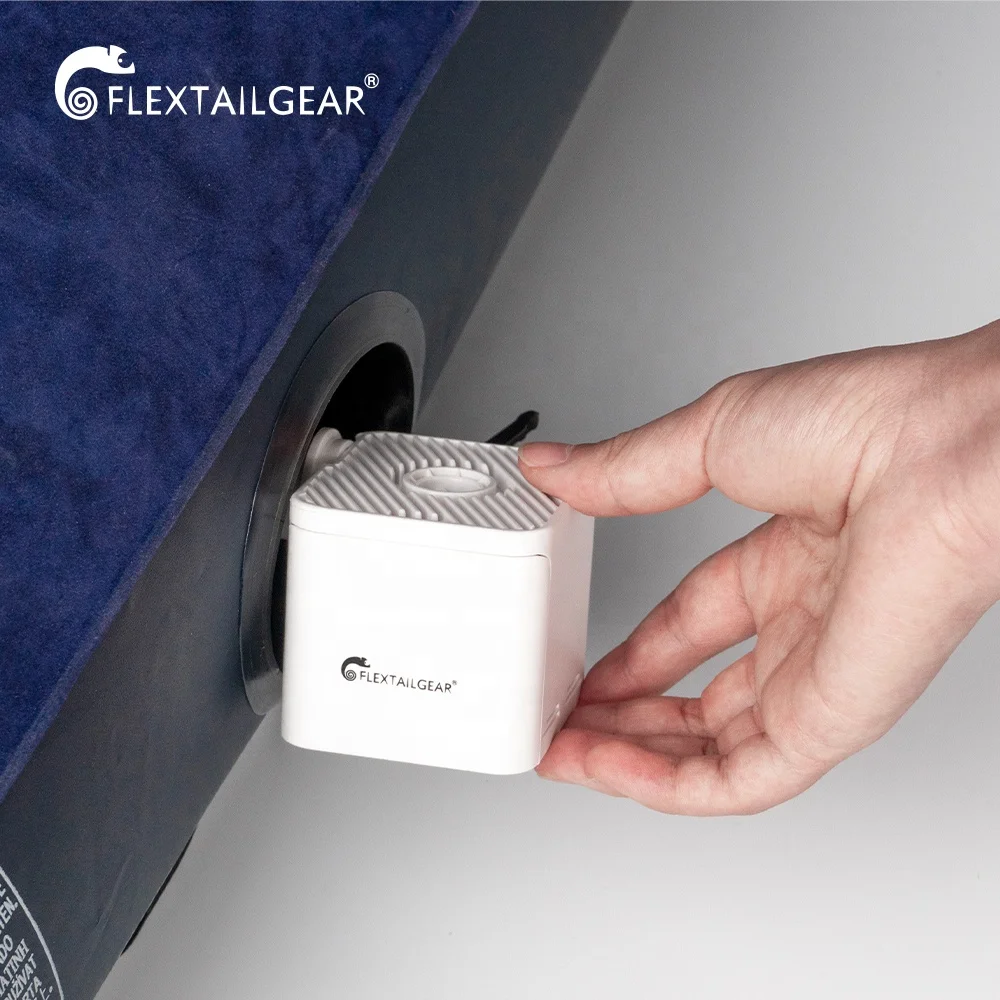 FLEXTAILGEAR TROPO 2 ULTRA LIGHT 5 nozzles abs AA battery operated electric air pump usb for air mattress camping bed
