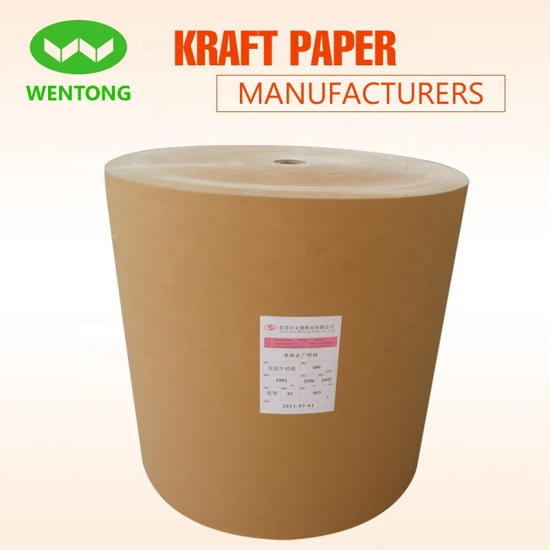 Alibaba supplier made in china brown kraft paper price per ton