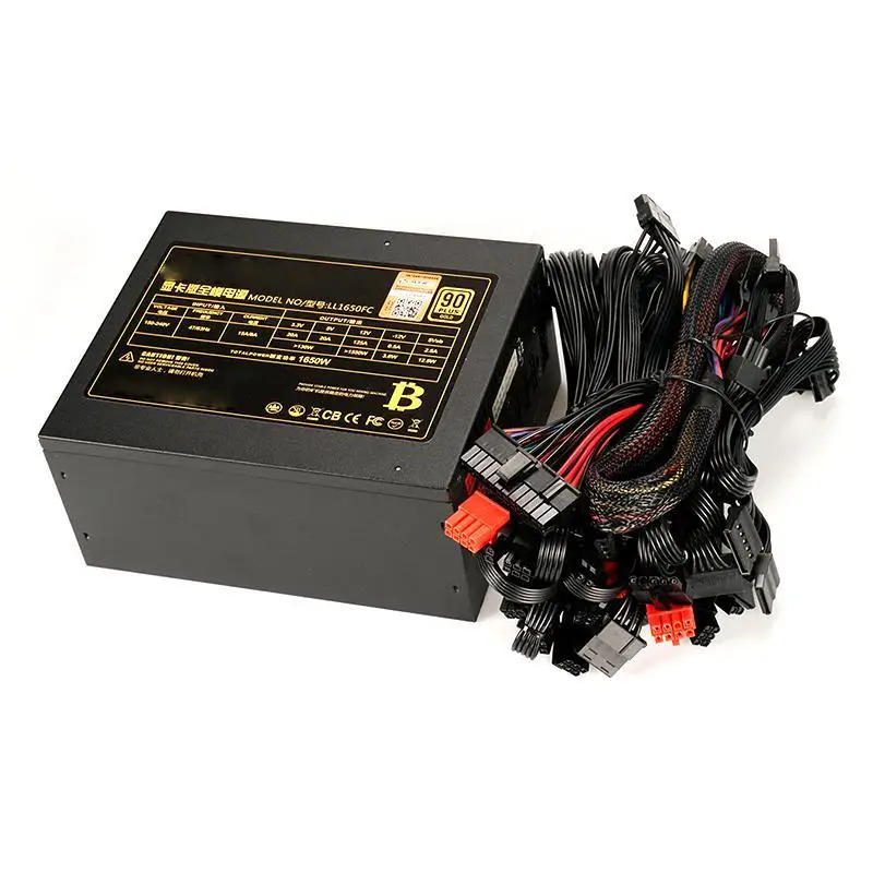 Computer Power Supply Atx 1650w switching Power Supply for motherboard and mining rig cases