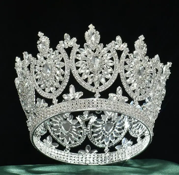 rhinestone round crown