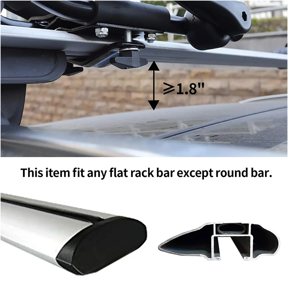 Detachable Steel Universal Folding Roof Carrier Stand-up Paddle Canoe Surfboard Ski Board Kayak Rack