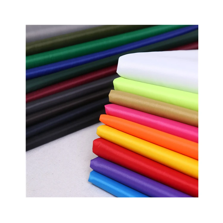 150D Polyester PVC Coated Waterproof Oxford Fabric for Bag Backpack Placemat Cushion Sanitation Overalls