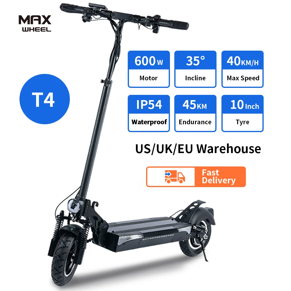 electric scooter for adults factory direct T4 10inch electric mobility scooter 48V 12.5aH folding mobility scooter