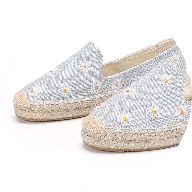 Nicecin Espadrilles Women Mens Espadrilles Shoes Lofar Plain Breathable Casual Mules Shoes