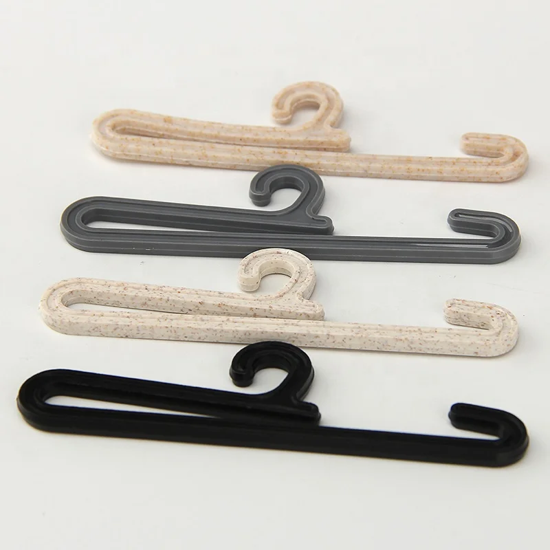 Sinicline custom black socks hanger plastic display plastic hangers for socks