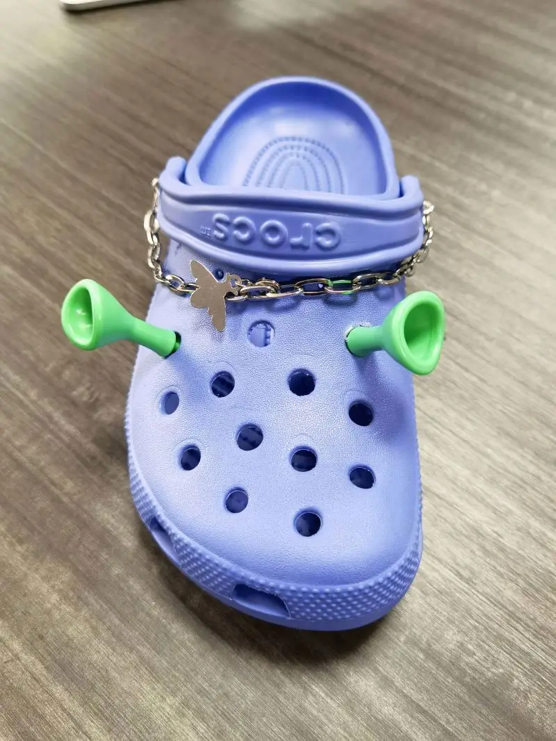 Hot sales animals Shrek Ears rubber lucky charms for Wholesale