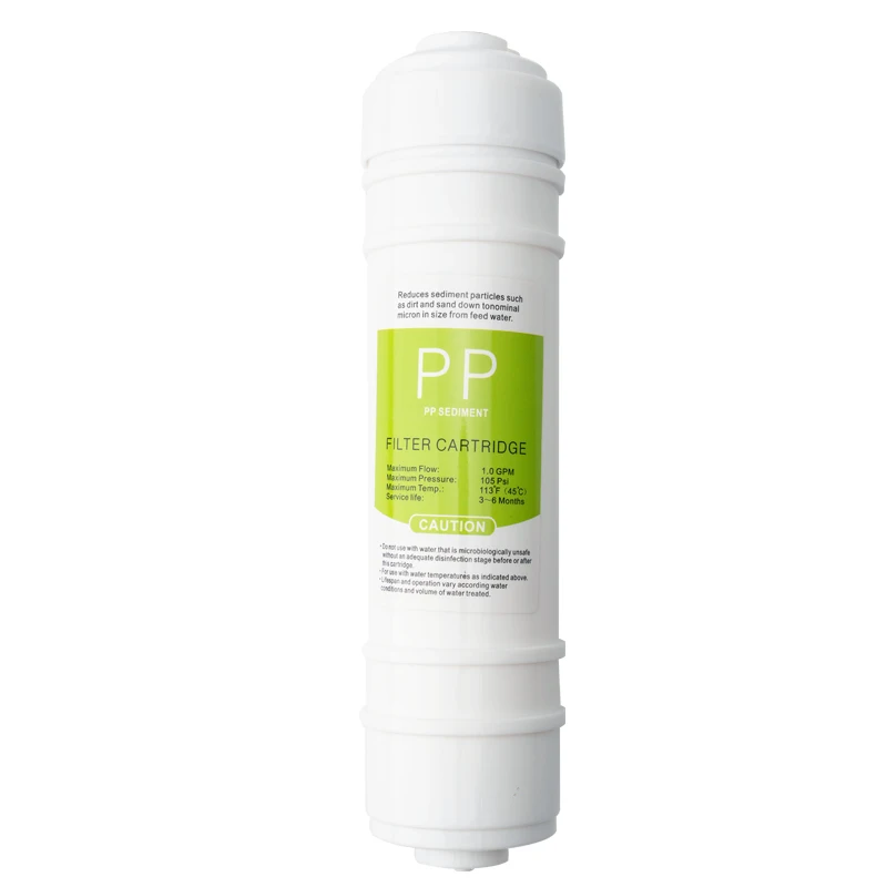 Manufacturer reverse osmosis system water purifier sediment inline water filter universal replacement
