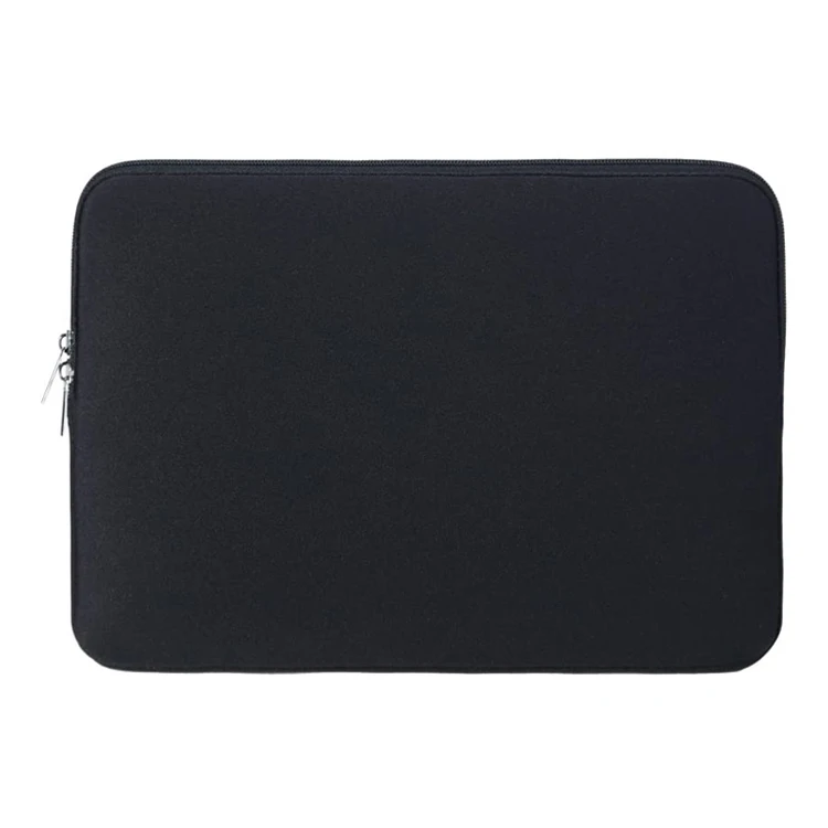 Black 14 Inch Protective Soft Neoprene Custom Laptop Sleeve Carrying Bag