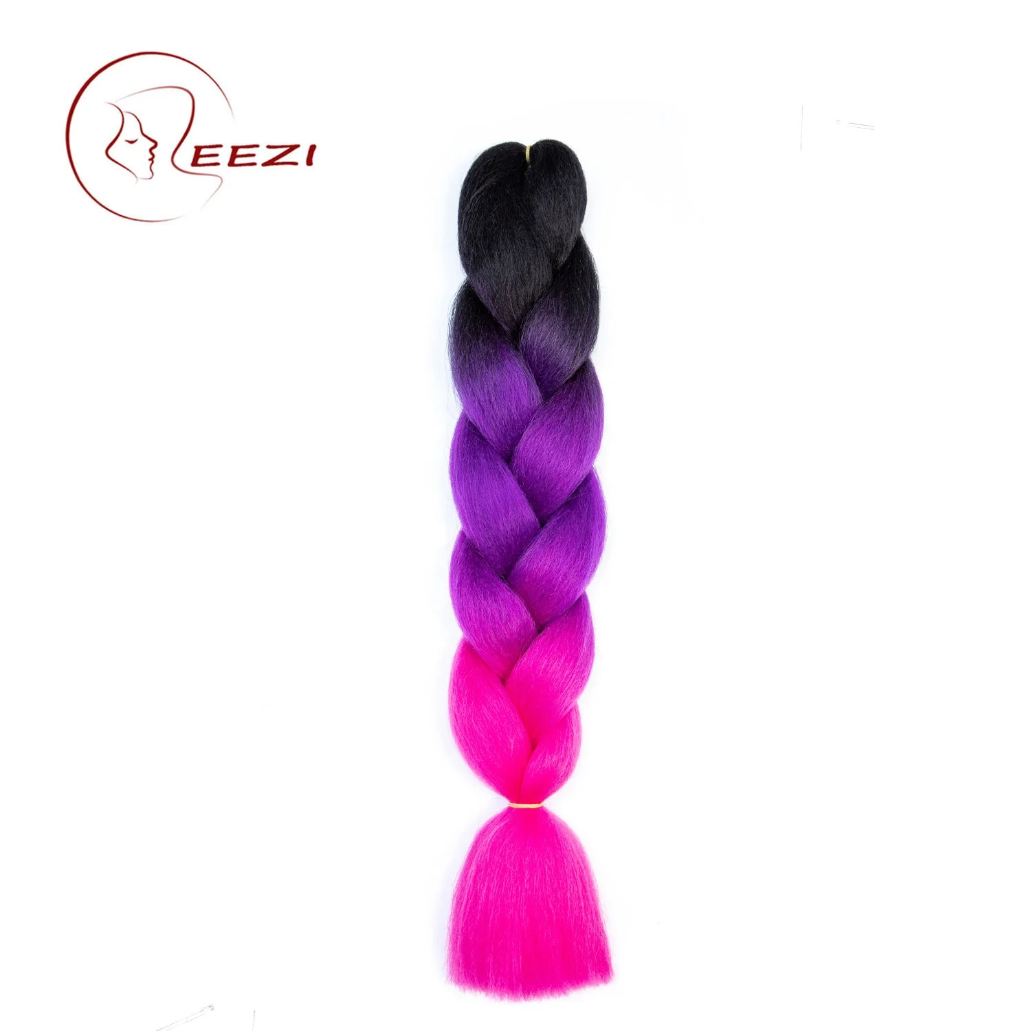 
LEEZI Wholesale C11 Color Dropshipping Jumbo Braiding Hair 24 inch Xpression Hair Braiding Extensions 